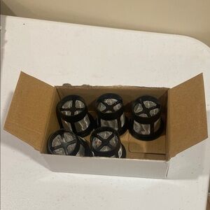 New Set of 5 Black Reusable Refillable K Cups for Keurig Coffee Machines